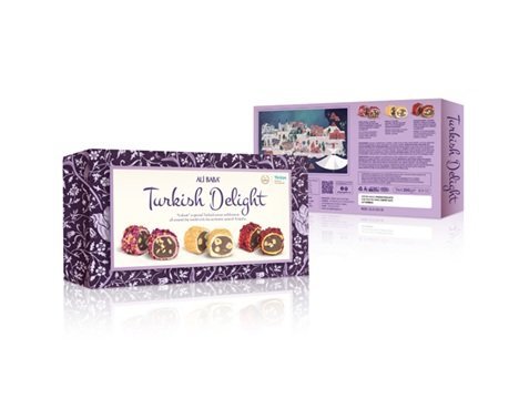 ALIBABA Turkish Delight Rachatłukum z kremem kakaowo-orzechowym - mix posypek 350g