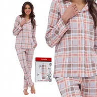 Piżamy damskie - Pizama damska rozpinana CORNETTE 482/387 Sharon XXL - miniaturka - grafika 1