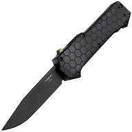 Noże - Nóż sprężynowy Hogue Compound OTF Tritium Switch All Black - miniaturka - grafika 1