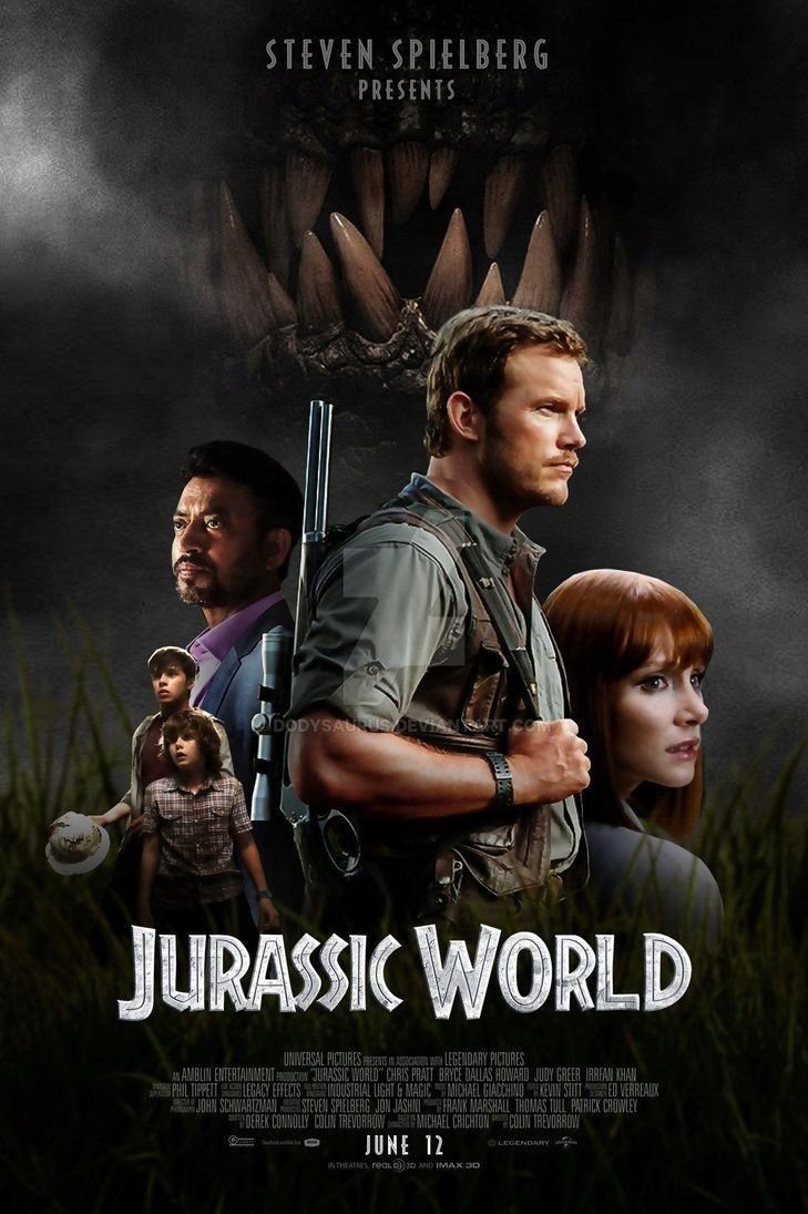 PUZZLE Jurassic Park Jurassic World Dinozaury + IMIĘ Pudełko 120 el.