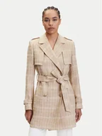 Płaszcze damskie - GUESS BY MARCIANO Płaszcz przejściowy 5YGL00 7302A Beżowy Regular Fit - miniaturka - grafika 1