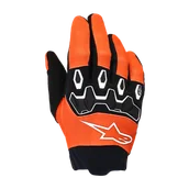 Rękawice motocyklowe - Rękawice MX Alpinestars Full Bore V2 Młodzieżowy Pomarańczowy/Złamany Biały/CzarnyS - miniaturka - grafika 1