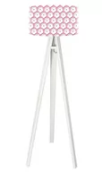 Lampy stojące - Macodesign Lampa podłogowa Dziewczęce kwiatuszki tripod-foto-248p-w, 60 W - miniaturka - grafika 1