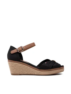 Tommy Hilfiger Espadryle Elba 40D FW0FW00906 Czarny - Espadryle damskie - miniaturka - grafika 1