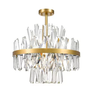 Kryształowa lampa glamour C0567-08C-7GAC z serii CONSTANTINOPLE - Lampy sufitowe - miniaturka - grafika 1