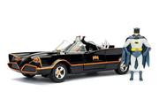 Samochody i pojazdy dla dzieci - Jada Toys, model samochodu Batman Classic TV Series Diecast 1/24 1966 Batmobile (Wraz z figurką Batman) - miniaturka - grafika 1