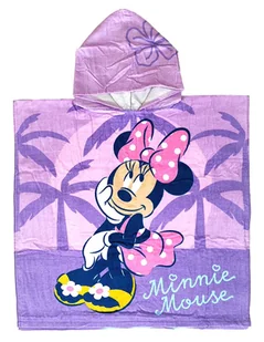 Ponczo kąpielowe Disney Myszka Minnie 60 x 120 cm - Okrycia kąpielowe dla dzieci - miniaturka - grafika 1