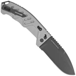 Nóż składany Extrema Ratio RAO C Tactical Grey Aluminium, Black N690 (04.1000.0176/BLK/GRY) - Noże - miniaturka - grafika 3
