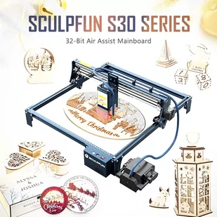 Laserowa Grawerko-Wycinarka SCULPFUN S30 Pro 10W, Automatyczne Wspomaganie Powietrzem - Grawerowanie i akcesoria - miniaturka - grafika 10
