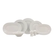 Serwisy obiadowe - 53-częściowy zestaw białych porcelanowych naczyń Kütahya Porselen Rosa - miniaturka - grafika 1