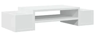 Biała podstawka pod monitor na biurko F7-P40 - Akcesoria do monitorów - miniaturka - grafika 1