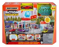 Tory, garaże, parkingi - Zestaw Matchbox Prawdziwe Przygody Myjnia samochodowa Hnj54 - model lub pojazd - miniaturka - grafika 1