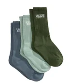 Skarpetki damskie - Skarpety Dziecięce VANS Spooky Crew Grey Olive (3 pary)VN000Q1PEMW1 XXS - miniaturka - grafika 1