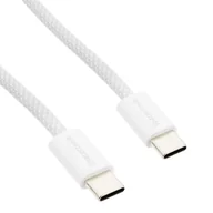 Kable - Kabel USB-C PD100/240W Spacetronik 3m biały - miniaturka - grafika 1