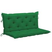 Poduszki ogrodowe - vidaXL Poduszka na huśtawkę zielona 120 cm tkanina 315009 - miniaturka - grafika 1