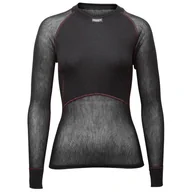 Koszulki sportowe damskie - Damska koszulka Brynje of Norway Lady Wool Thermo light Shirt Rozmiar: S / Kolor: czarny - miniaturka - grafika 1