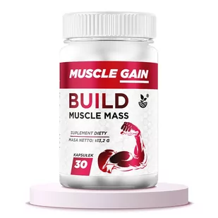 Muscle Gain - kapsułki na masę mięśniową 13,2 g (30 kapsułek) - Odżywki na masę - miniaturka - grafika 1