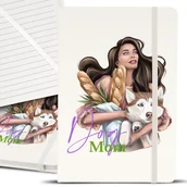 Notesy i bloczki - Notes Notatnik Bujo A5 Biały DLA PSIARY DOG MOM Wz - miniaturka - grafika 1