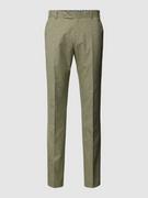 Spodnie męskie - Spodnie do garnituru z wpuszczanymi kieszeniami w stylu francuskim w kolorze jasnozielonym - miniaturka - grafika 1