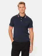 Koszulki męskie - Jack&Jones Polo Paulos 12136668 Granatowy Slim Fit - miniaturka - grafika 1