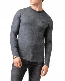 SUPERDRY KOSZULKA Z DŁUGIM RĘKAWEM MĘSKA SZARA XL KTA - Koszulki męskie - miniaturka - grafika 1