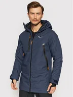 Kurtki męskie - Salewa Kurtka zimowa Elmo 28045 Granatowy Regular Fit - miniaturka - grafika 1