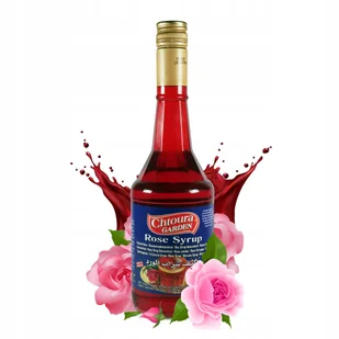 SŁODKI SYROP KONCENTRAT RÓŻANY 600 ml Chtoura - Syropy i koncentraty owocowe - miniaturka - grafika 1