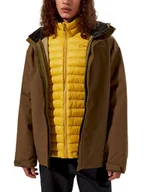 Kurtki i kamizelki sportowe męskie - Berghaus Kurtka funkcyjna 3w1 "Hillwalker 2.0" w kolorze żółto-jasnobrązowym - miniaturka - grafika 1