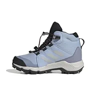Buty trekkingowe dziecięce - adidas Terrex Mid GTX dziecięce buty do chodzenia, uniseks, Bludaw Greone Sogold, 24 EU - miniaturka - grafika 1