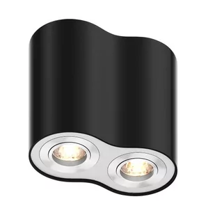 Zuma Line Rondoo Lampa sufitowa 2-punktowa 50407-BK - Lampy sufitowe - miniaturka - grafika 1