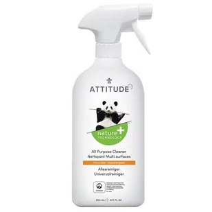 Attitude Uniwersalny płyn do czyszczenia twardych powierzchni, 800 ml 626232401806 - Środki do podłóg i mebli - miniaturka - grafika 1