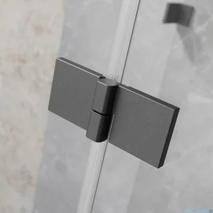 Radaway Essenza Pro Brushed GunMetal Pdd kabina 100x80 cm szczotkowany grafit 10095100-92-01L/10095080-92-01R - Kabiny prysznicowe - miniaturka - grafika 7