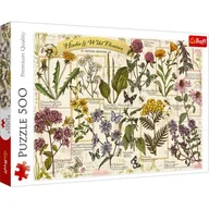 Puzzle - Puzzle 500 elementów Zielnik zioła lecznicze (37478). od 10 lat - miniaturka - grafika 1
