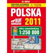 Atlasy i mapy - Polska Auto nawigator 2011 Atlas samochodowy w skali 1:250 000 - miniaturka - grafika 1