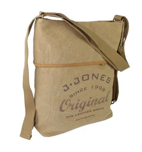 Torba JENNIFER JONES CANVAS Z Elementami Skórzanymi SŁOMIANA JJ4558 - Torby męskie - miniaturka - grafika 5