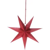 Ozdoby bożonarodzeniowe - Papierowa gwiazda 45 cm czerwona - miniaturka - grafika 1