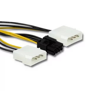 Qoltec ADAPTER 2XMOLEX ŻEŃSKI/PCI-E8PIN MĘSKI,15CM 50433 Zamów do 16:00 wysyłka kurierem tego samego dnia! 50433 - Kable komputerowe i do monitorów - miniaturka - grafika 1