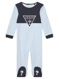 Guess Pajac H5YW07 KA6W4 Błękitny - Pajacyki dla niemowląt - miniaturka - grafika 1