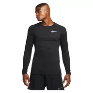Koszulki męskie - Nike, Longsleeve treningowy męski NP TOP WARM LS CREW, DQ5448-010, Czarny, Rozmiar XXL - miniaturka - grafika 1