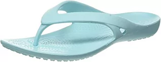 Sandały damskie - Crocs Damskie japonki Kadee Ii na co dzień sandały letnie| buty plażowe i prysznicowe, Lodowy Błękit - 33.5 EU - grafika 1
