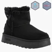 Botki damskie - Botki Damskie BIG STAR Czarne Śniegowce Za kostkę Buty Ocieplane SS274116 Czarny 37 - miniaturka - grafika 1