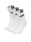 Skarpetki damskie - adidas Zestaw 3 par wysokich skarpet unisex HT3437 3-PACK Biały - miniaturka - grafika 1