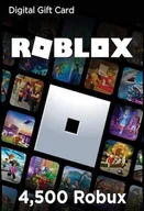 Kody i doładowania cyfrowe - Roblox Gift Card (PC) 4 500 Robux - Roblox Key - EUROPE - miniaturka - grafika 1