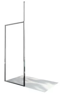 Sanplast Kabina Walk-in Basic 110 cm 600-450-2150 - Kabiny prysznicowe - miniaturka - grafika 1