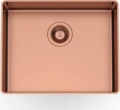 Zlewozmywaki - Foster Zlewozmywak PHANTOM EDGE COPPER 50x40 cm - miniaturka - grafika 1