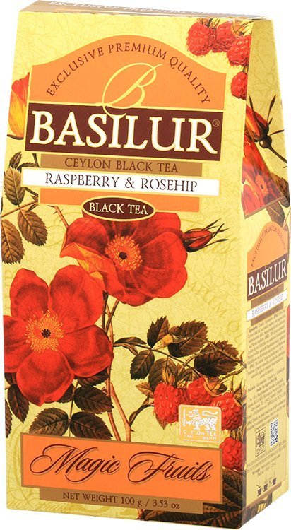 Basilur Herbata czarna Basilur Raspberry Rosehip 100g