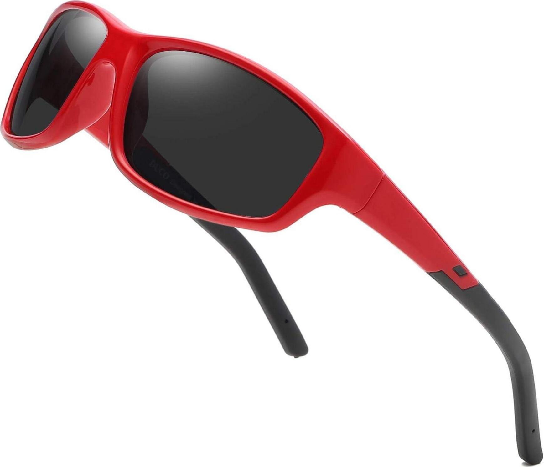 Dziecięce okulary przeciwsłoneczne z polaryzacją DUCO z elastyczną gumą i ochroną UV400