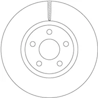 Tarcze hamulcowe - Tarcza hamulcowa TRW DF6810S - miniaturka - grafika 1