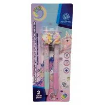 Astra Długopis automatyczny wymazywalny z gumowym uchwytem Unicorn 2 szt. - Długopisy - miniaturka - grafika 1