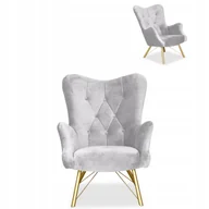 Fotele - Fotel uszak skandynawski Luna Family meble - miniaturka - grafika 1